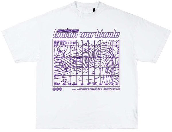 PURPLE KNOWN WORLDWIDE TEE