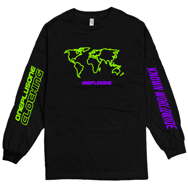 GLOBAL LONGSLEEVE TEE - NEON