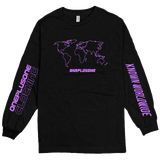 GLOBAL LONGSLEEVE TEE - PURPLE